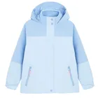 Cool Club, Przeciwdeszczowa kurtka dziewczęca z kapturem, 3w1, Bluza, rozpinana, polarowa, niebieska