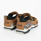 Cool Club, Sandały chłopięce, brązowe, Zdrowa Stopa, Hot Wheels