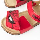 Cool Club, Sandały chłopięce, czerwone, skórzana wkładka, Spider-Man