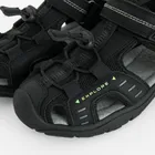 Cool Club, Sandały chłopięce, skórzana wkładka, czarne