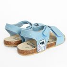 Cool Club, Sandały dziewczęce, niebieskie, skórzana wkładka, Lilo i Stitch