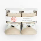 Cool Club, Skarpetobuty niemowlęce, beżowe, podeszwa Barefoot