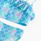 Cool Club, Strój kąpielowy dziewczęcy dwuczęściowy, UV 50, niebieski