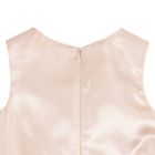 Cool Club, Sukienka dziewczęca bez rękawów, cekiny i róże, złota