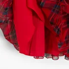 Cool Club, Sukienka dziewczęca z długim rękawem, czerwona