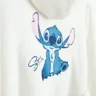 Cool Club, Szlafrok dziewczęcy z kapturem, biały, Lilo i Stitch