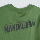 Cool Club, T-shirt chłopięcy, khaki, Star Wars Mandalorian