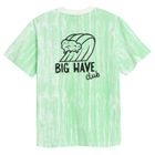 Cool Club, T-shirt chłopięcy, oversize, biało-zielony