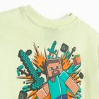 Cool Club, T-shirt chłopięcy, zielony, Minecraft