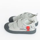 Cool Club, Trampki chłopięce, szare, Zdrowa Stopa, podeszwa Barefoot, Spider-Man