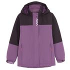 Cool Club, Wodoszczelna kurtka dziewczęca z kapturem, 3w1, Kurtka softshell, fioletowa