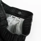 Czarne jeansowe joggersy z regulacją Cool Club