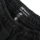 Czarne szorty baggy z bawełny czesanej NOWEAR