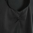 Czarny top z dekoltem NOWEAR