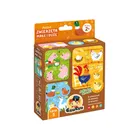 CzuCzu, Puzzle i gra, Zwierzęta małe i duże, 2+, 4 elementy