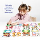 CzuCzu, puzzle z dziurką, pociąg z cyferkami, 30 elementów