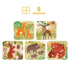 CzuCzu, Układam leśne zwierzęta, puzzle, 4 elementy, 2+