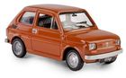 Daffi, Kolekcja Polskiej Motoryzacji, Fiat 126p, pojazd, model metalowy, brązowy, 1:43