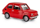 Daffi, Kolekcja Polskiej Motoryzacji, Fiat 126p, pojazd, model metalowy, czerwony, 1:43