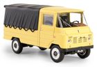 Daffi, Kolekcja Polskiej Motoryzacji, Żuk, pojazd, model metalowy, żółty, 1:43