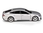 Daffi, MSZ, Audi RS 7 Sportback, pojazd, model metalowy, srebrny, 1:35