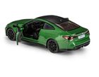 Daffi, MSZ, BMW M4, pojazd, model metalowy, zielony, 1:32