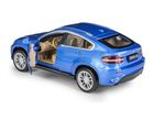 Daffi, MSZ, BMW X6, pojazd, model metalowy, niebieski, 1:32