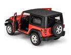 Daffi, MSZ, Jeep Wrangler, pojazd, model metalowy, czerwony, 1:32