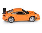 Daffi, MSZ, Porsche 911 GT3 RSR, pojazd, model metalowy, pomarańczowy, 1:32