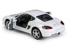 Daffi, MSZ, Porsche Cayman S, pojazd, model metalowy, biały, 1:32