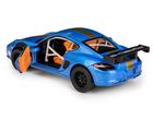 Daffi, MSZ, Porsche Cayman S, pojazd, model metalowy, niebieski, 1:32