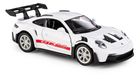 Daffi, RMZ City, Porsche 911 GT3 RS, pojazd, model metalowy, biały, 1:32