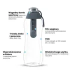 Dafi, Soft, butelka filtrująca, stalowa, 0,3l