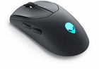 Dell, Alienware Tri-Mode Gaming, bezprzewodowa mysz, AW720M, Dark Side of the Moon