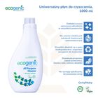 Ecogenic, uniwersalny płyn do czyszczenia różnych powierzchni, pomarańcza, 1000 ml