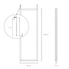Edaxo, Aina, lustro na drzwi, 36-110 cm