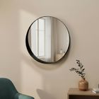 Edaxo, Svea, lustro ścienne, okrągłe, 50 cm