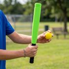 Eddy Toys, kij do baseballa z piłką soft, zielony, 54cm