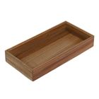 eh Excellent Houseware, Hedo, drewniany organizer na biurko do szuflady, 30-15-5 cm