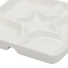 Eh Excellent Houseware, półmisek do przekąsek z przegródkami, 22-22 cm