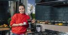 Eldom, Kaffe, kawiarka, czarna, 480W, KA50