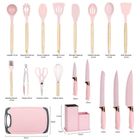 Elitehoff, zestaw noży i przyborów kuchennych w stojaku, 19 elementów