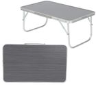 Enero Camp, stolik turystyczny, szary, 56-34-24 cm