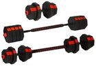 Enero Fit, regulowane hantle treningowe, z funkcją sztangi, 2-10 kg