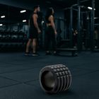 Enero Fit, wałek roller do ćwiczeń, czarny, 14-10 cm
