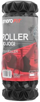 Enero fit, wałek roller do ćwiczeń, czarny, 14-33 cm, 865g