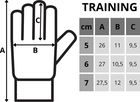 Enero, rękawice piłkarskie, Training, rozmiar 6