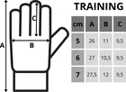 Enero, rękawice piłkarskie, Training, rozmiar 7