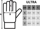 Enero, rękawice piłkarskie, Ultra, rozmiar 6