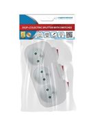 Esperanza, rozgałęźnik elektryczny, 3 gniazda, z włącznikami, biały, ELK307W